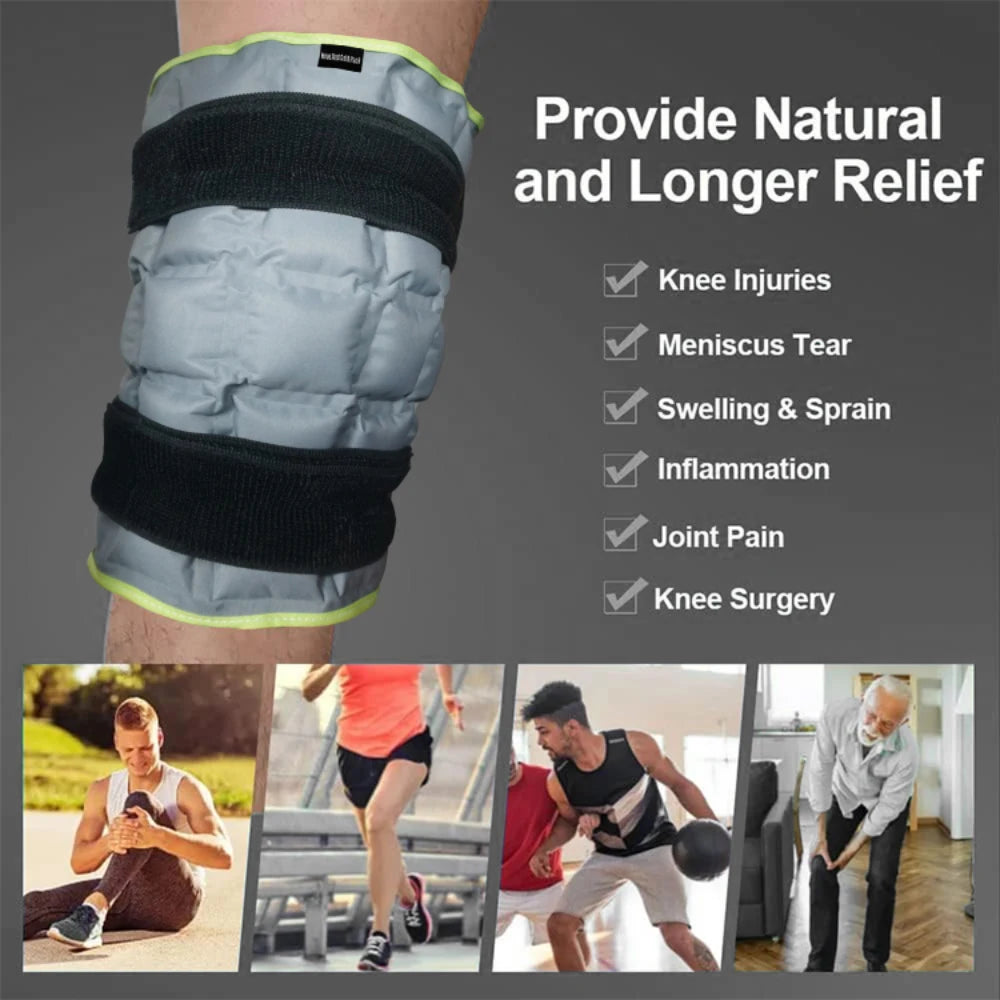 Self-Absorbent Multi-Functional Ice Pack Physiotherapy Protect Knees Pain Relief Knee Pads Swelling & Sprain Knee Pads  ﻿