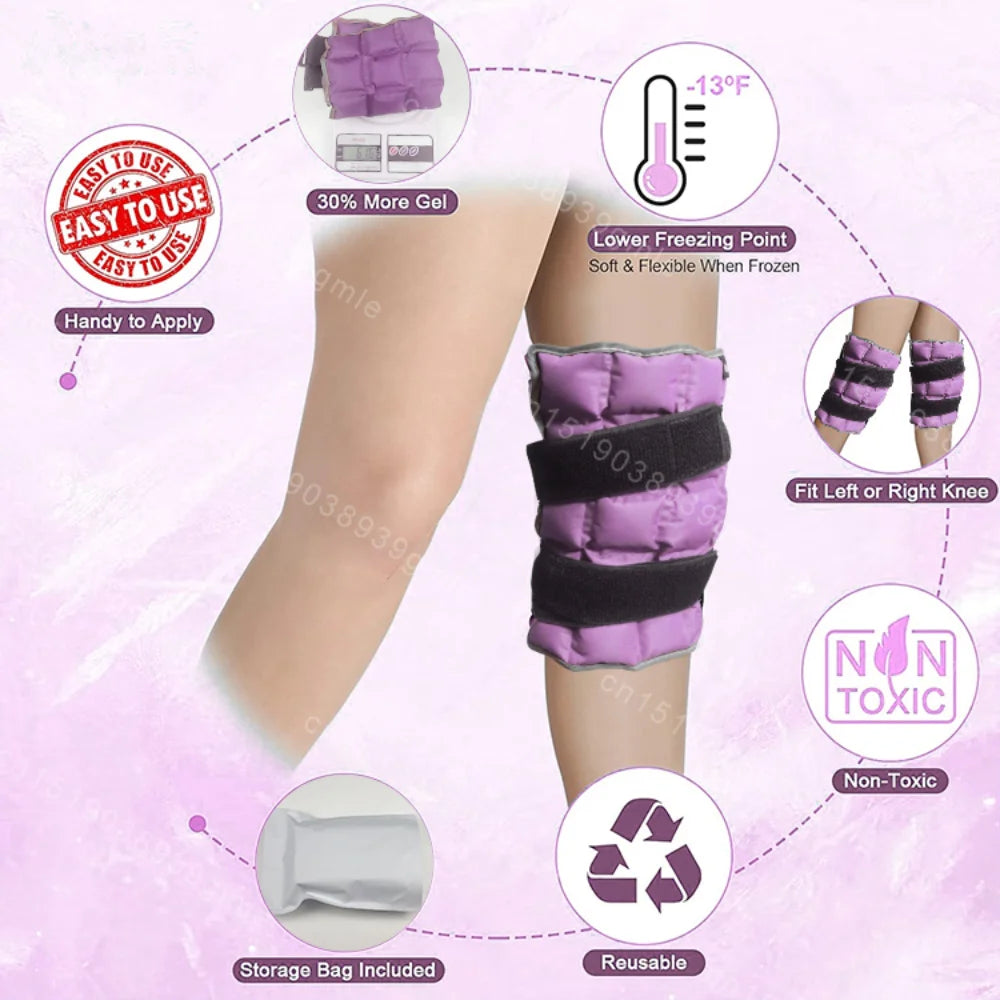 Self-Absorbent Multi-Functional Ice Pack Physiotherapy Protect Knees Pain Relief Knee Pads Swelling & Sprain Knee Pads  ﻿