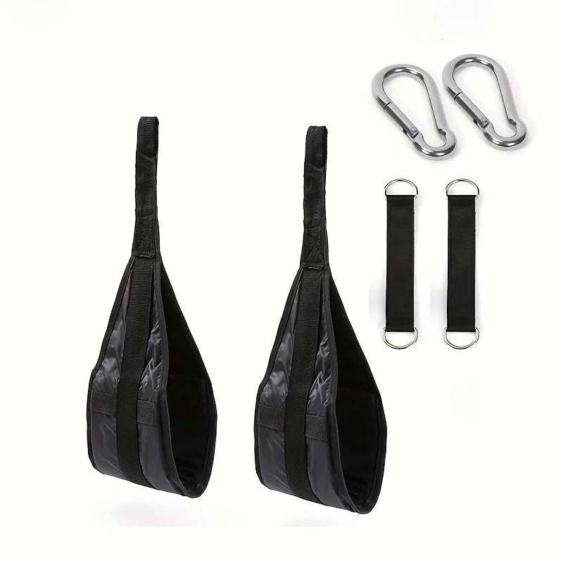 Pull up Ab Straps for Abdominal Muscle Exercise, Fitness Hanging Sling, Core Workout Support Belt