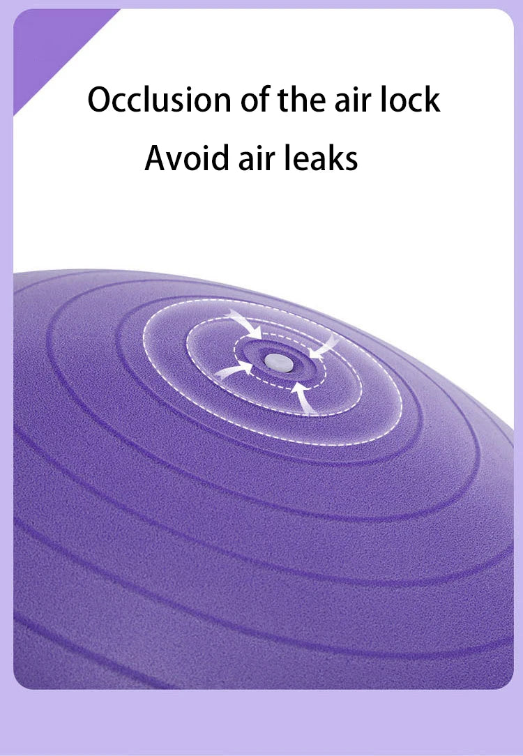 Exercise Yoga Ball Yoga Balance Stability Swiss Ball Support Up to 200 lbs Suitable for office home work gym