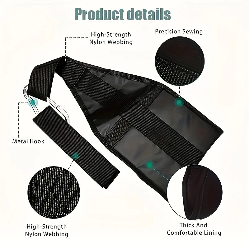 Pull up Ab Straps for Abdominal Muscle Exercise, Fitness Hanging Sling, Core Workout Support Belt