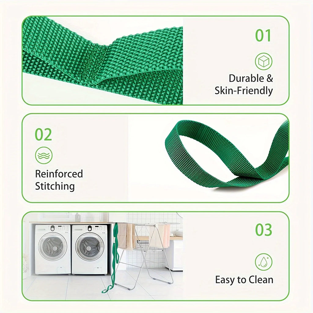 10 Loops Non-Elastic Yoga Stretching Strap Stretch Band With Workout Guide For Physical Therapy, Pilates, Exercise