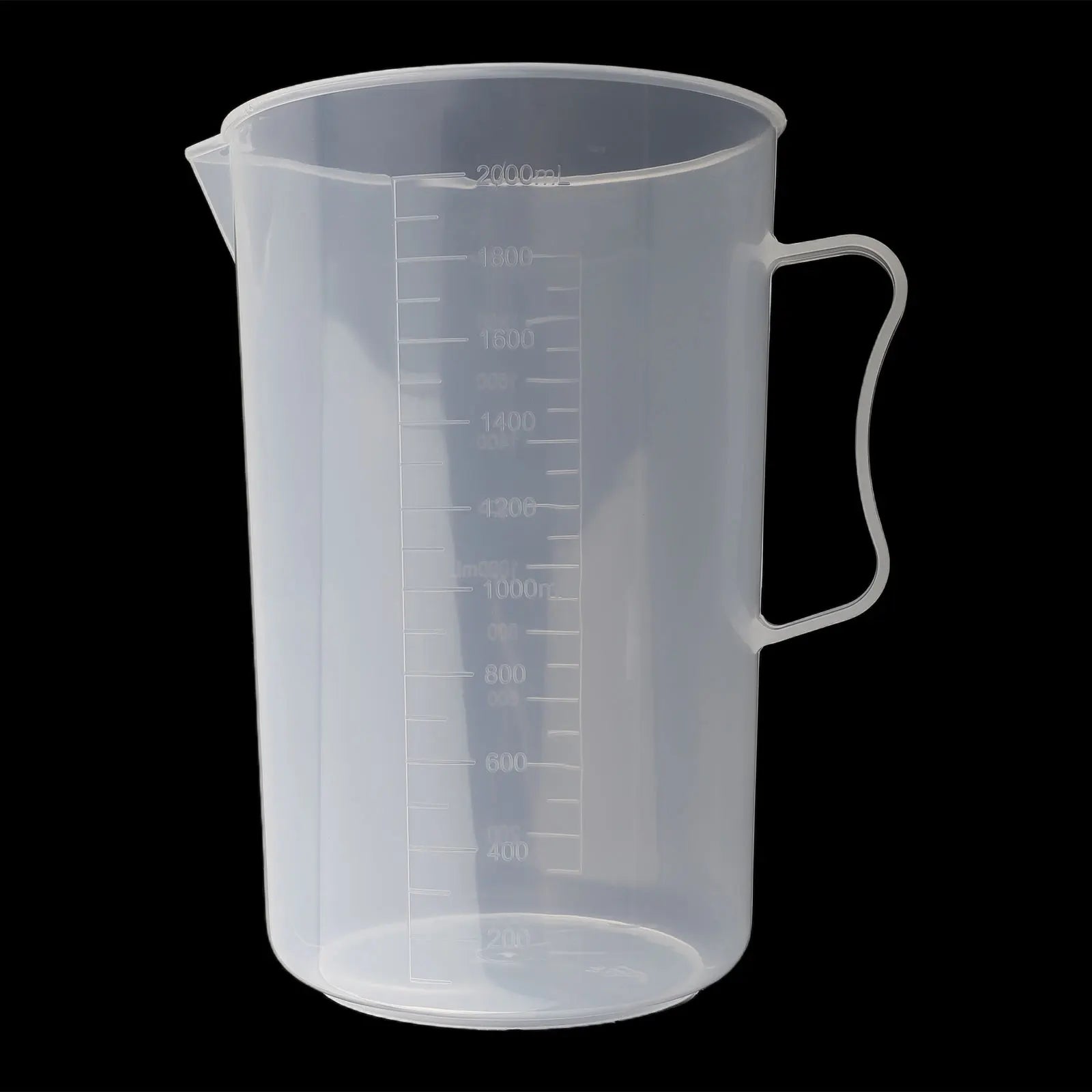 Measuring Cup 250/500/1000/2000/5000ml Measuring Jug Plastic Beaker Transparent Lightweight Reusable-Graduated Plastic Cup