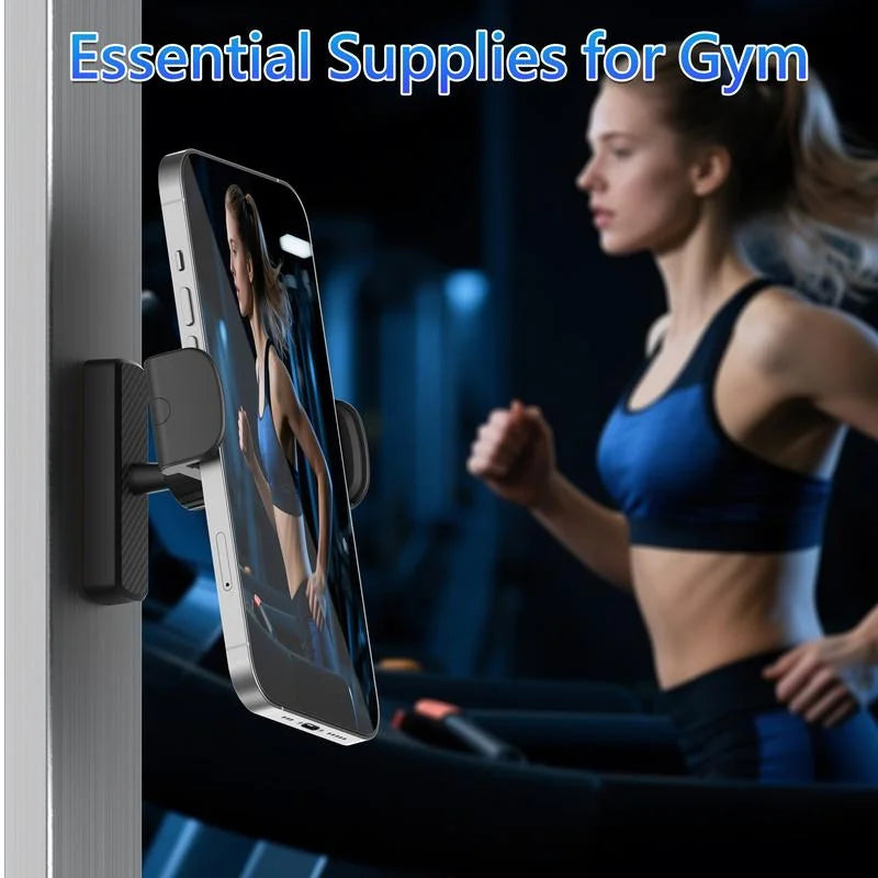 Magnetic Phone Holder 360° Adjustable Portable Strong Magnet Phone Mount For Gym Compatible with Andriod and iPhone 17 16 15
