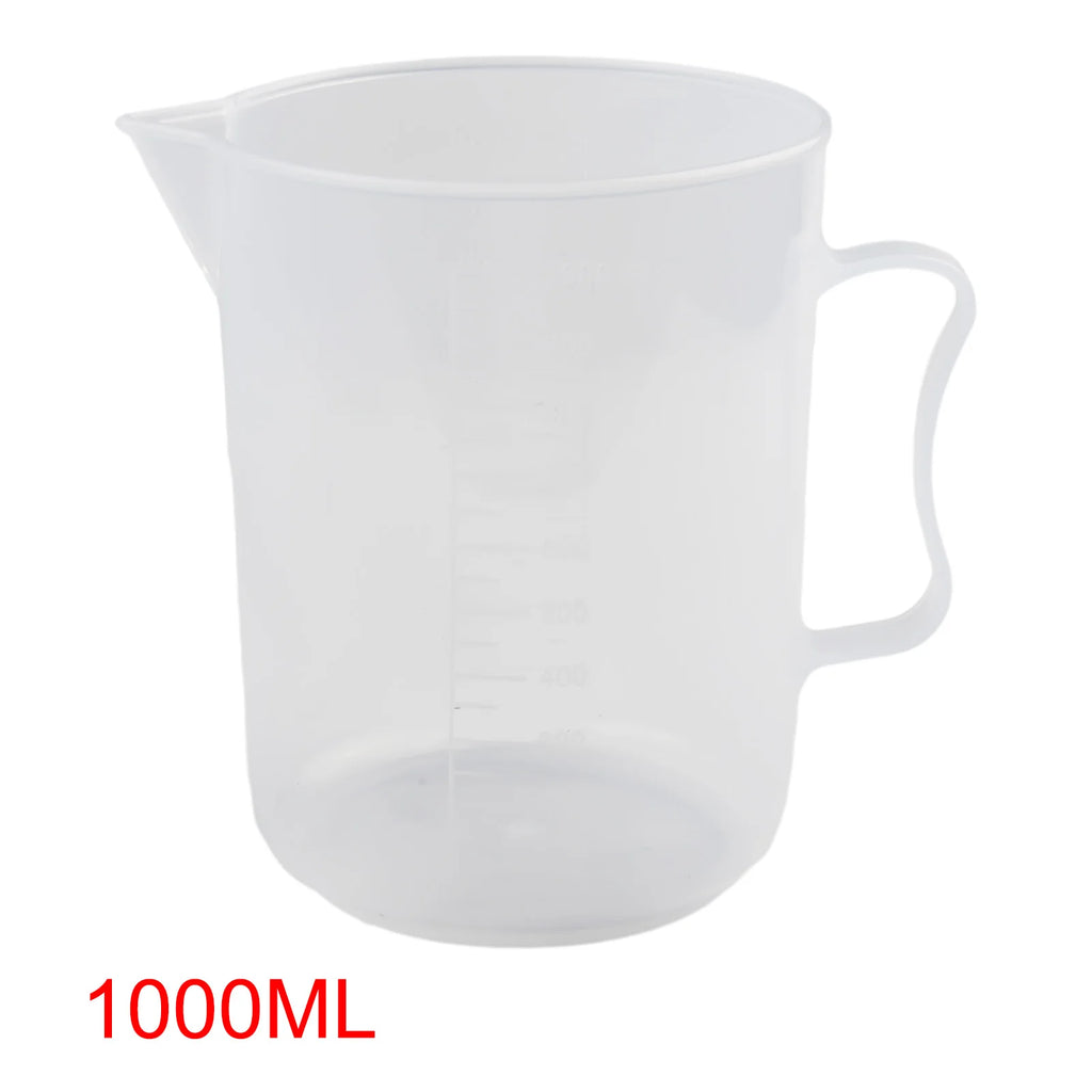 Measuring Cup 250/500/1000/2000/5000ml Measuring Jug Plastic Beaker Transparent Lightweight Reusable-Graduated Plastic Cup