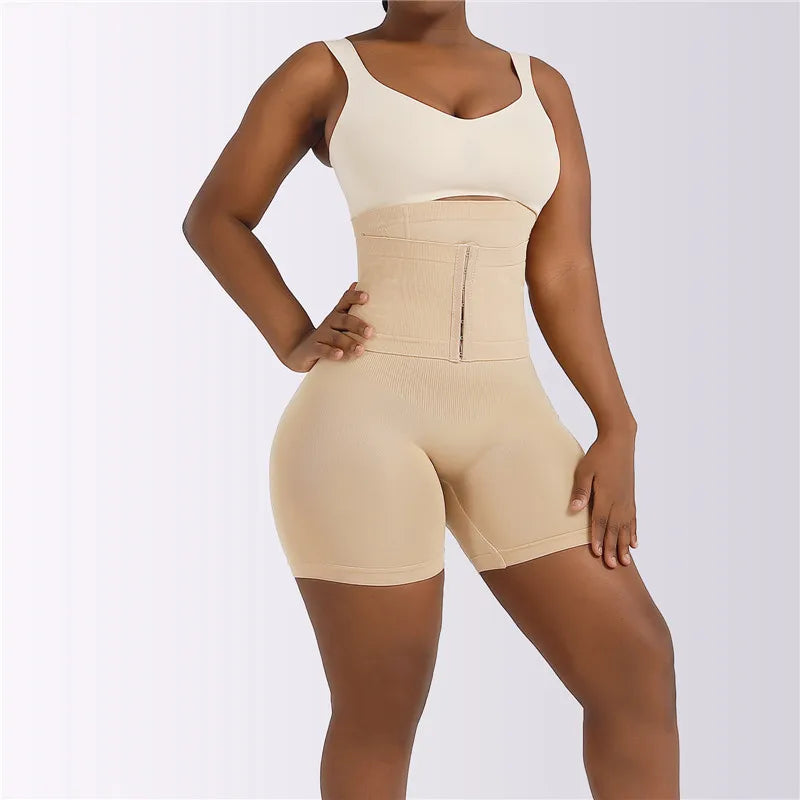 Shapewear for Women Tummy Control Body Shaper Fajas Shorts with Hook Butt Lifter Panties High Waisted Underwear Slimming Panties