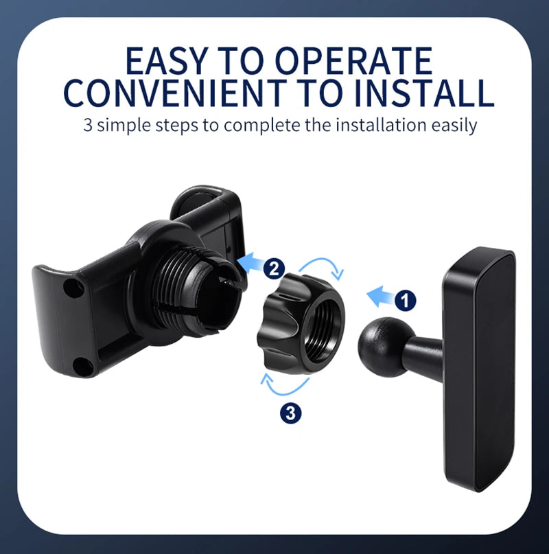 Magnetic Phone Holder 360° Adjustable Portable Strong Magnet Phone Mount For Gym Compatible with Andriod and iPhone 17 16 15