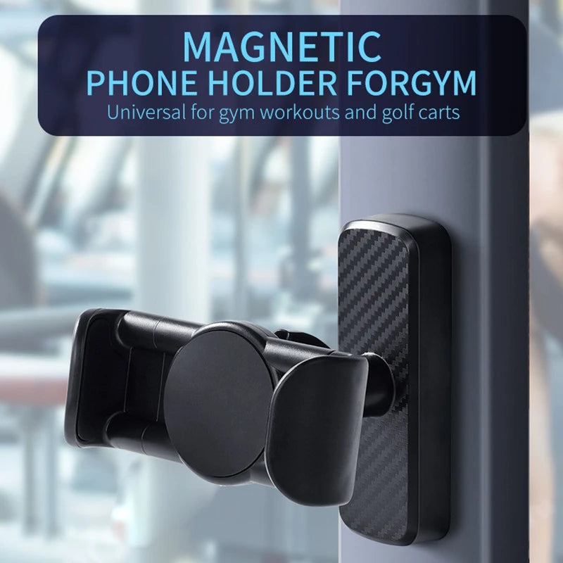Magnetic Phone Holder 360° Adjustable Portable Strong Magnet Phone Mount For Gym Compatible with Andriod and iPhone 17 16 15