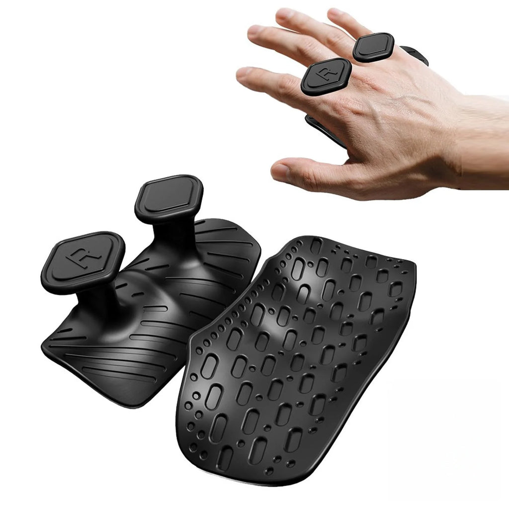 Double-Sided Anti-Slip Gym Grip,Weight Lifting Silicone Fingerless Golves for Pull-Ups Palm Pad,Protect Hand for Men Women