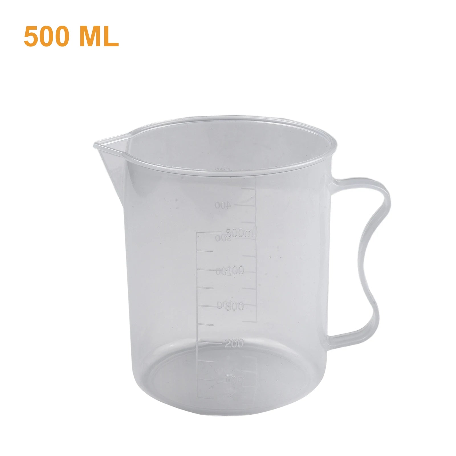 Measuring Cup 250/500/1000/2000/5000ml Measuring Jug Plastic Beaker Transparent Lightweight Reusable-Graduated Plastic Cup