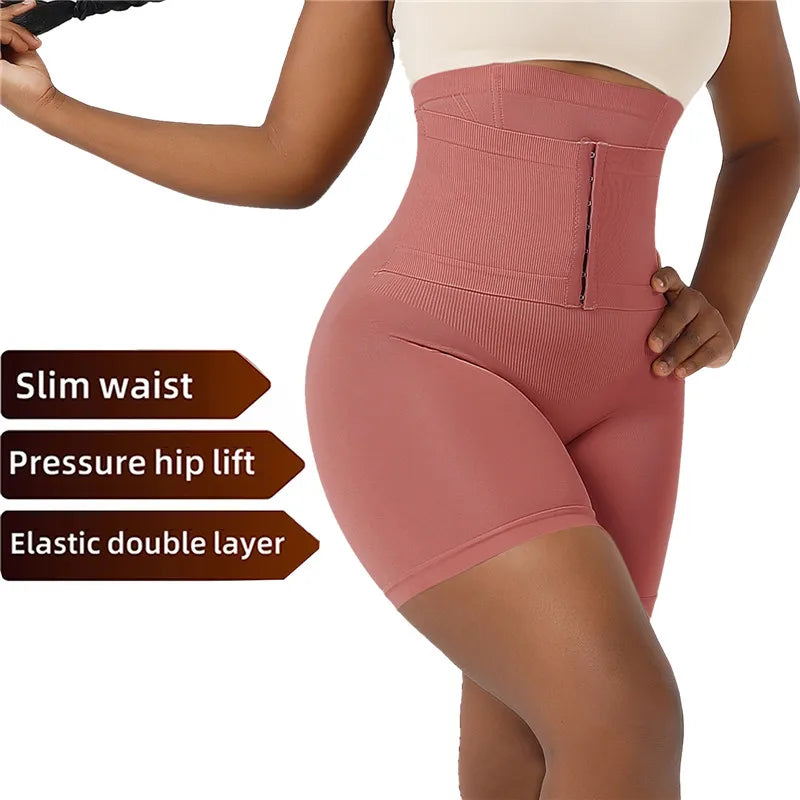 Shapewear for Women Tummy Control Body Shaper Fajas Shorts with Hook Butt Lifter Panties High Waisted Underwear Slimming Panties