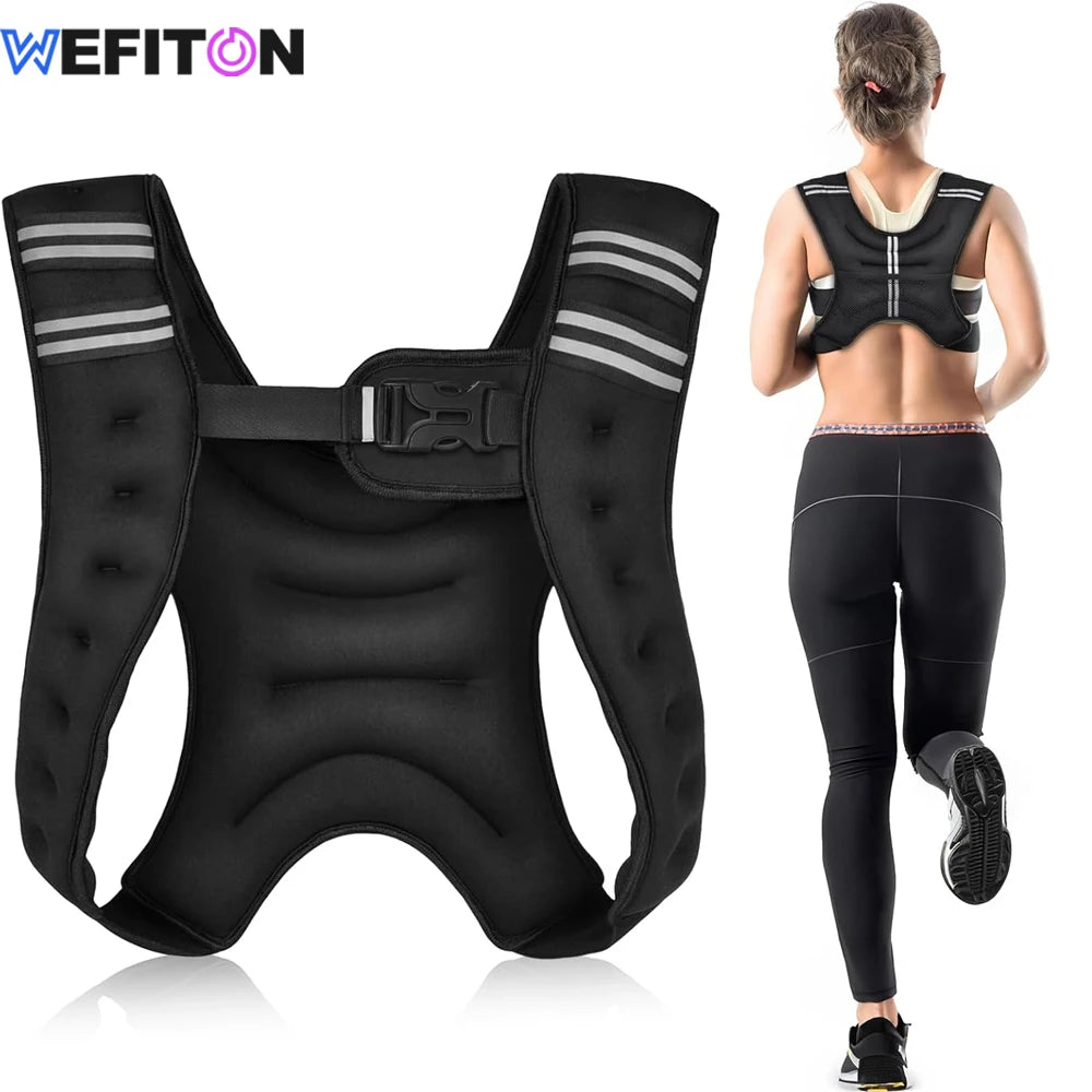 1PCS Weighted Vest for Workout,Strength Training Weight Vest for Men Women,Workout Equipment for Training-3kg/6.6lbs,5kg/11lbs