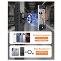 Punctual- Gym Magnetic Phone Holder, Attaches to Metal Surfaces, 360° Rotating Double Magnet Mount for Fitness Workout Recording